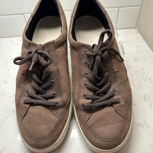 ECCO - Soft 7 sneaker, brown soft rich leather with all day comfort